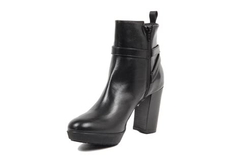 Versace V 1969 Italia Womens High Boot B2407 Vitello Nero